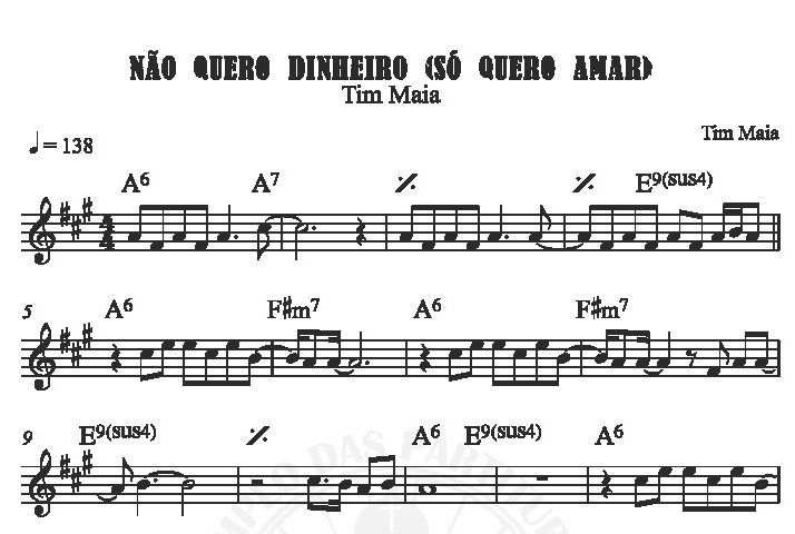 Não quero dinheiro - Tim Maia